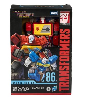 Transformers Studio Series 86 Voyager Class Autobot Blaster & Eject **IN STOCK**