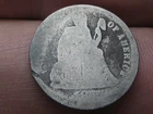 1877 P Seated Liberty Silver Dime- Philadelphia, About Good Details