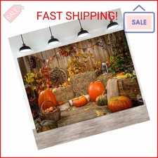 Fall Thanksgiving Photography Backdrop Wooden Floor Barn Harvest Photo Backgroun