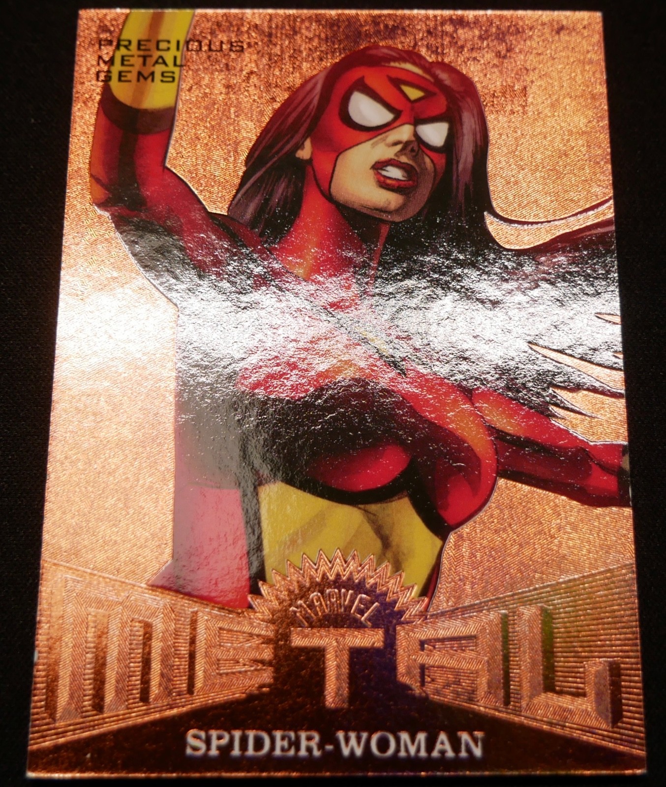 Spider Woman 2017 Fleer Ultra Marvel Precious Metal Gems PMG Bronze /199