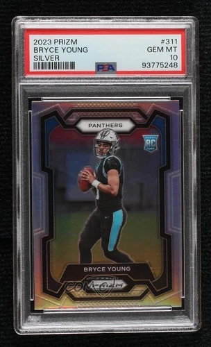 2023 Panini Prizm Rookies Silver Prizm Bryce Young #311 PSA 10 GEM MT Rookie RC