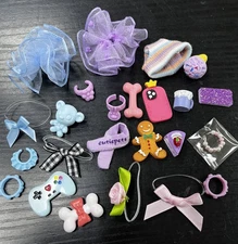 Pet Shop lps Accessories Clothes Bow Skirt 25pcs Random fit Cat and Dog