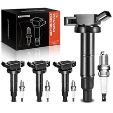 Ignition Coil Pack & Iridium Spark Plugs Set ...