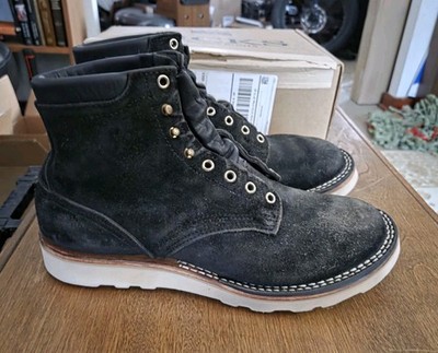 Nicks Boots 10F Thurman Black Roughout