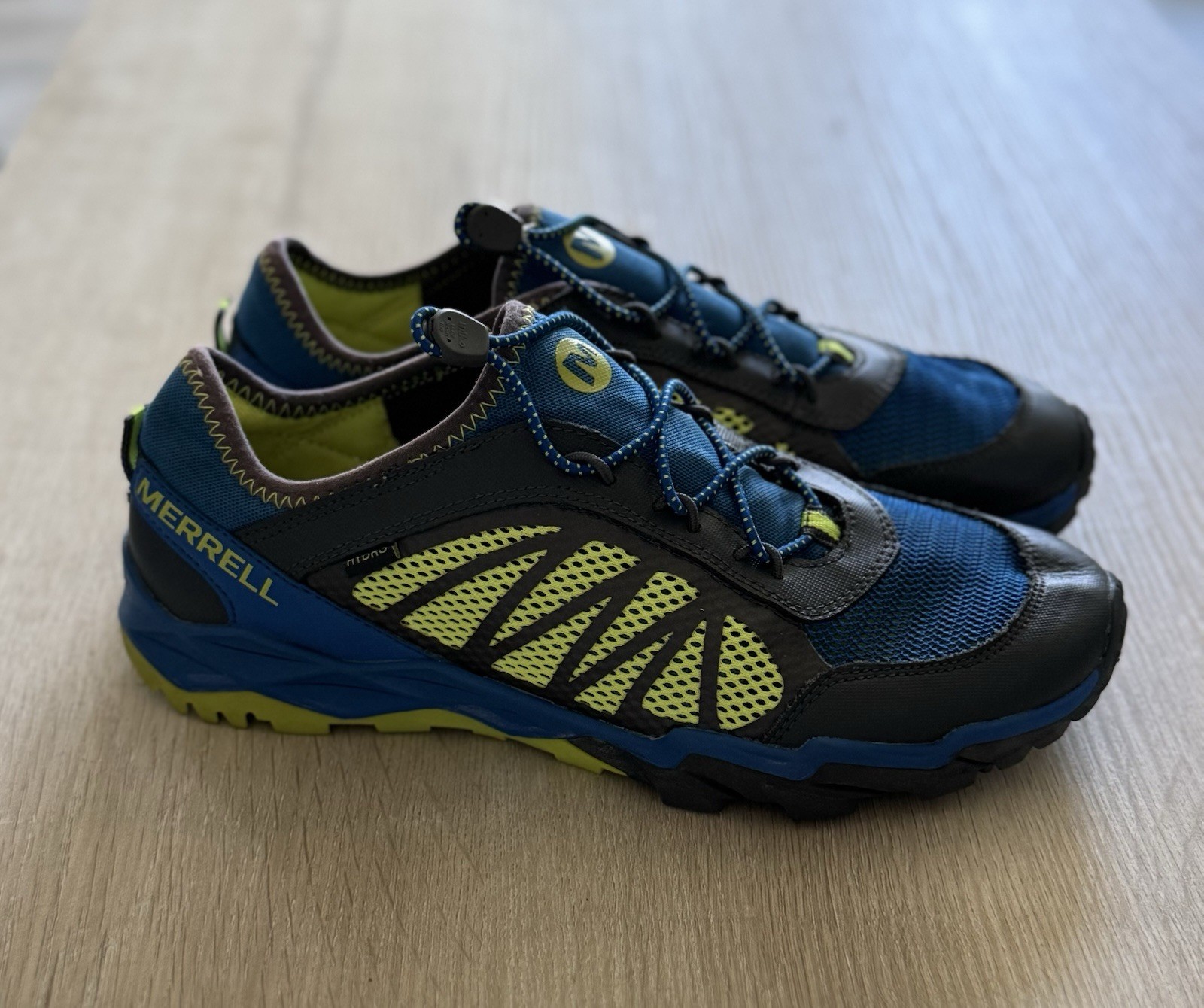 Scarpe da corsa Merrell ragazzo taglia 6 5 Hydro Run 2.0 MY56506 blu giallo acqua