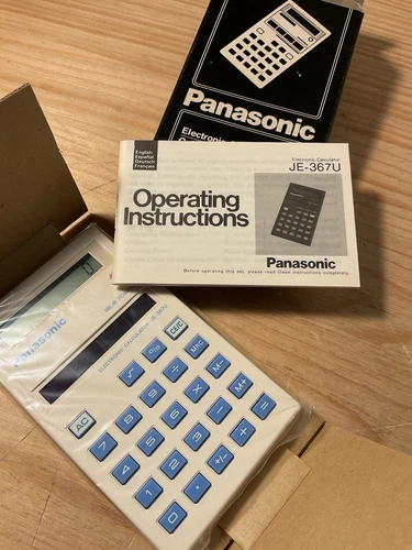 Calculatrice Solaire PANASONIC JE-367U Neuf