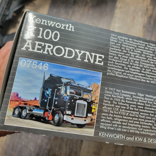 NEU Open Box! Vintage Revell Kenworth K100 Aerodyne 1:25 Bausatz #07546 Teile versiegelt - Bild 9 von 10