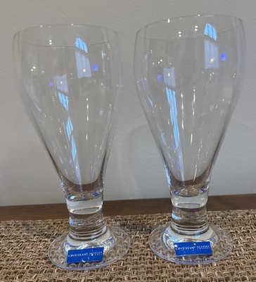 NEW Pair Of 2 Oneida Schott Zwiesel Pilsner Beer Glasses