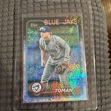 2024 Topps Pro Debut Tucker Toman Sparkle Foil Refractor / 175 Toronto Blue Jays