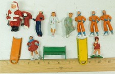 Used Barclay Manoil Lead Winter Figures Set of 13 
