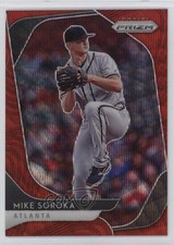 2020 Panini Prizm Tier II Red Wave 47/99 Michael Soroka Mike #170 1s6p