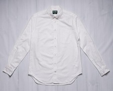 Gitman Vintage NWT 235 White Oxford Button Down Collar 100 Cotton Shirt M