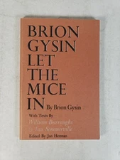 Brion Gysin - Let The Mice In (1973) Dream Machine, Further Experiments, Poems