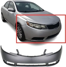 Front Bumper Cover Kia Forte EX LX SX Sedan Hatchback 10 11 12 13. New, Pri