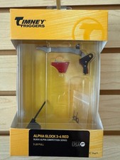 Timney Competition Trigger 3lb Pull Red Alpha Glock 17 19 22 23 34 Gen 3 4