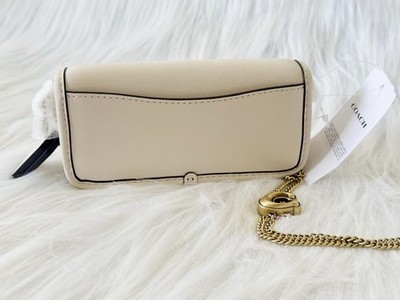 COACH ミニバッグ Coach Glovetanned Leather Mini Dinky Bag 14 Chain Crossbody NWT