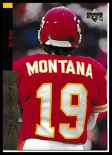 1995 Upper Deck Joe Montana Box Set #26 The Trade Kansas City Chiefs