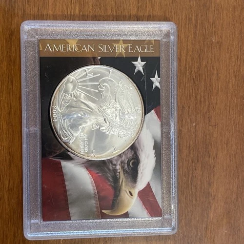 2004 American Eagle Walking Liberty Silver One Dollar Coin 1 oz .999 Fine Silver