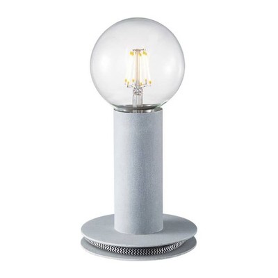 Paul Neuhaus Tischleuchte Turn Me Beton Grau max. 60W E27 Lampe Textilkabel
