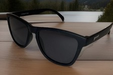 Goodr "A Ginger's Soul" Unisex Sunglasses Black Frame Full Rim Polarized OG Size