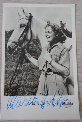 Autogramm österreichische Film und Theater Schauspielerin Maria Holst (124426)