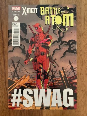 X-MEN BATTLE OF THE ATOM #1 (Marvel, 2013) VF Deadpool Variant