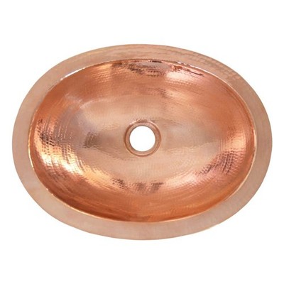 Native Trails CPS38 Baby Classic 15-3/4'' Oval Copper Undermount - Copper
