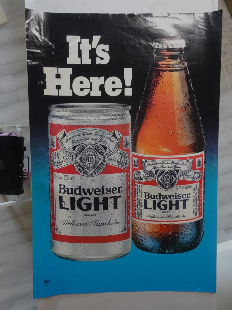Preços baixos em Pôster Vintage Budweiser em Propaganda Impressa