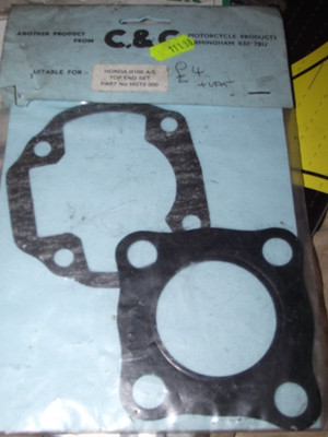 HONDA H100 A/S DICHTUNGSSATZ OBEN (NEU ABER ALTER BESTAND)
