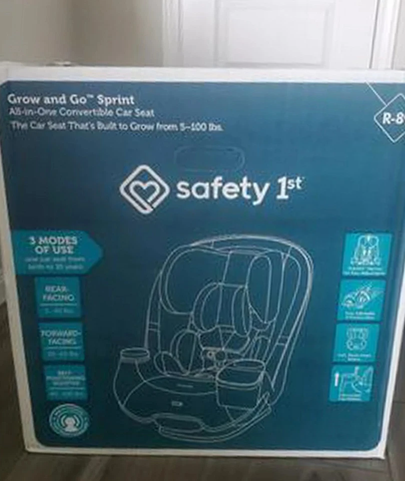 Asiento de coche convertible todo en uno Safety 1st Grow and Go Sprint, púrpura Foto 3 de 4