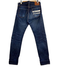Momotaro Jeans 0105SP Straight Denim Cotton Blue W31 Inseam 31.8in