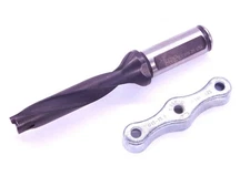 NEW ISCAR .591 - .625 OD INDEXABLE INSERT DRILL DCM 0591-295-075A 3/4 SHANK 2 FL