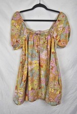 Show Me Your Mumu Women's Annalynne Floral Bohemian Beachy Mini Dress sz S