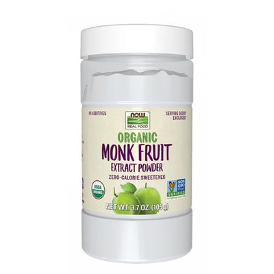Organic Powder Monk Fruit Extract 3.7 Oz  by Now Foods
