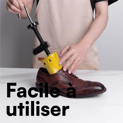 Embauchoir à Chaussures Homme/Femme - Élargit Longueur & Largeur - 8 Bouchons Amovibles - Taille S/M & L