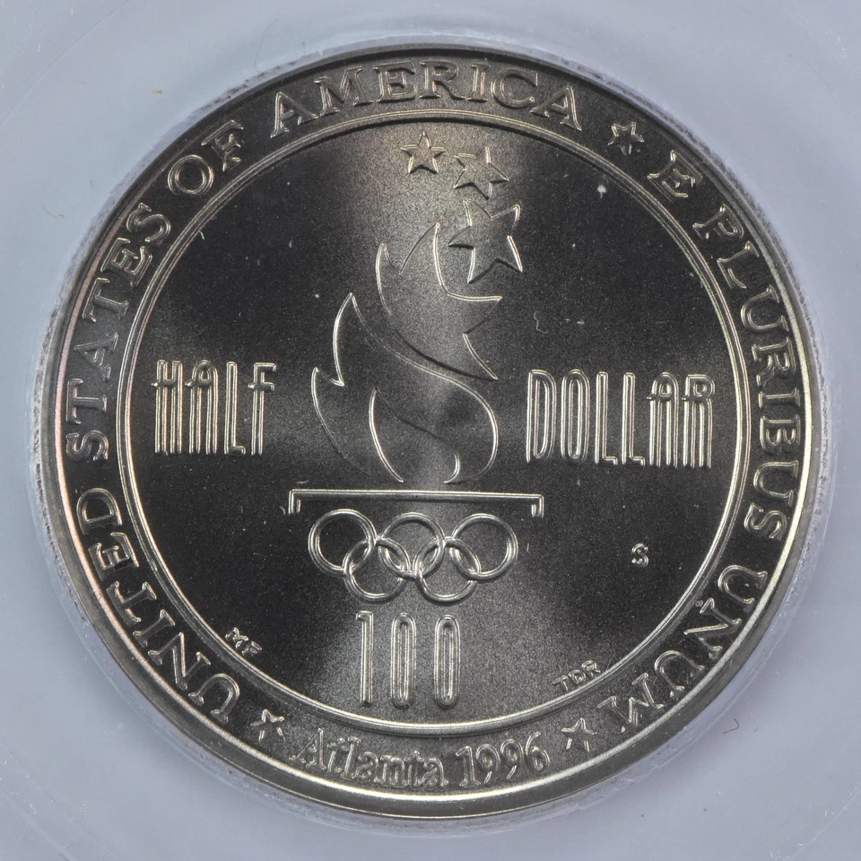 1996-S Olympic Soccer Commemorative Half Dollar MS70 ICG *4569 - Image 4 of 4