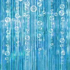 Pool Party Decorations Bubble Garland Mermaid Backdrop Under The Sea Ocean Theme