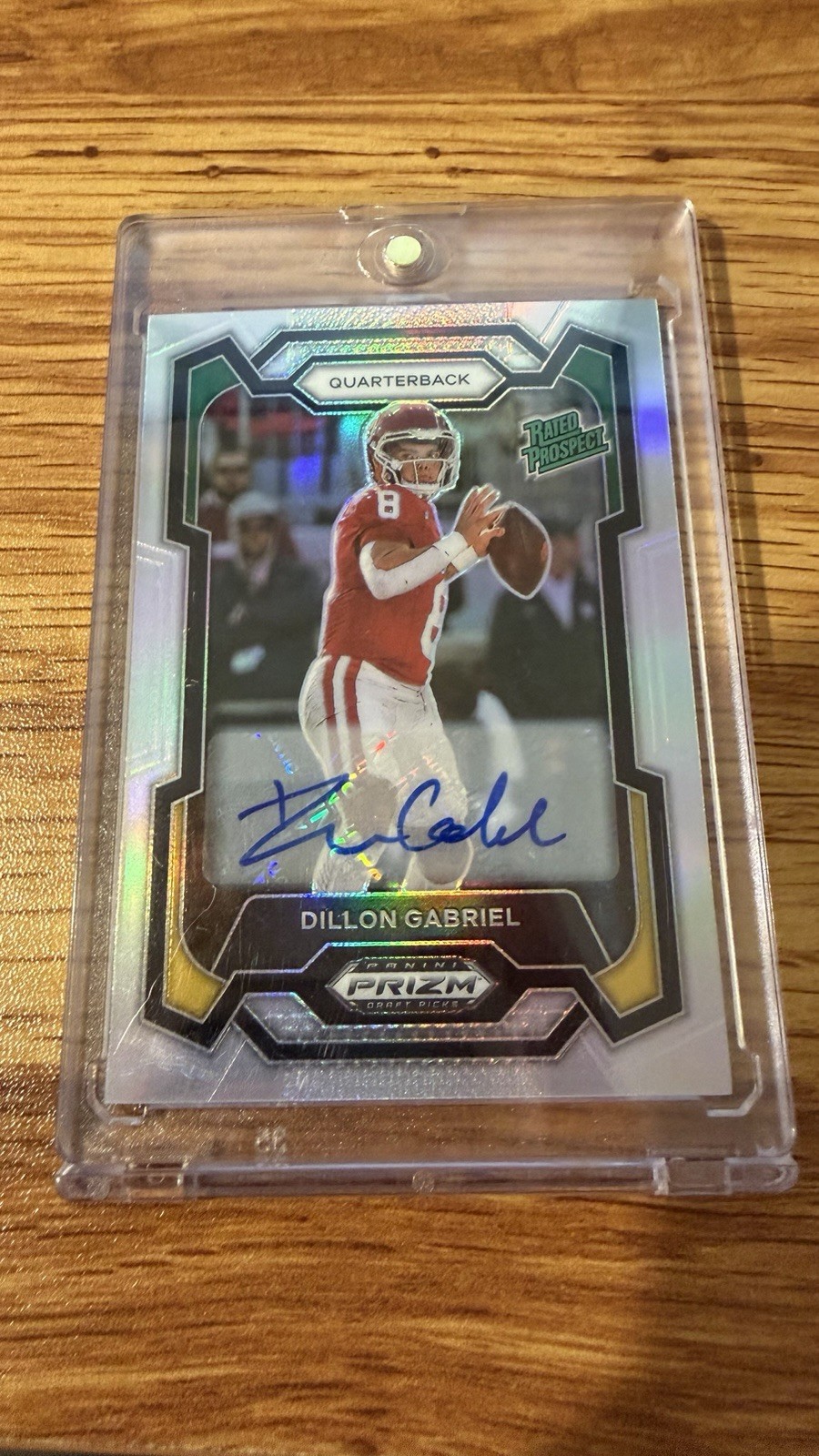 Dillon Gabriel 2024 Prizm Draft Picks Rated Prospect AUTO Silver Prizm #197