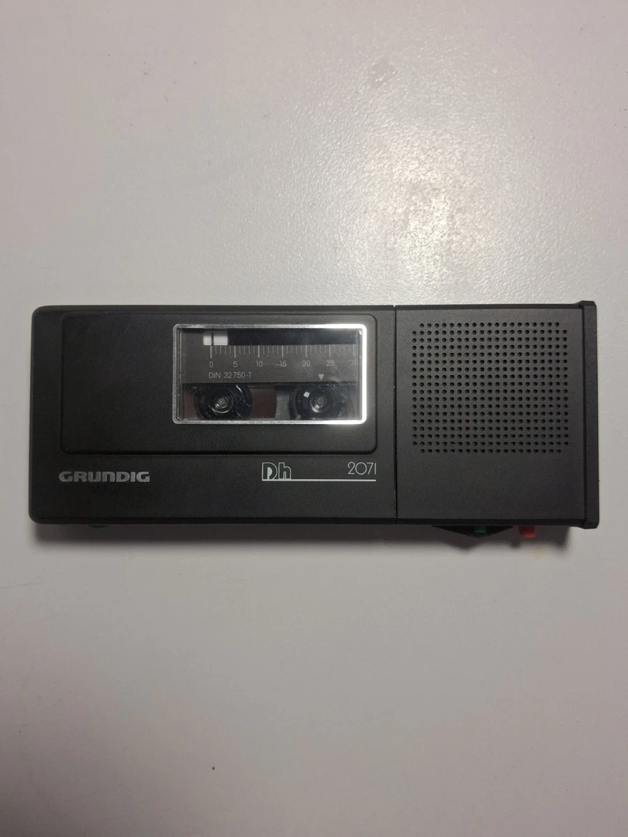 Vintage De Jur Grundig Stenorette Dictation Machine W. Germany - Free S&H USA