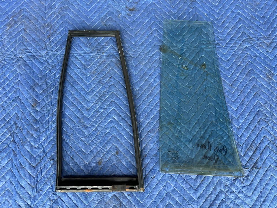 Volvo 740 940 1989-1995 sedán pasajero derecho cuarto trasero ventana vidrio OEM #3858EM Foto 4 de 4