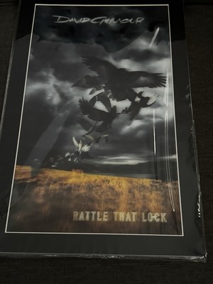 David Gilmour Rattle That Lock Duflex lenticular poster VIP Tour swa (NJL025905)