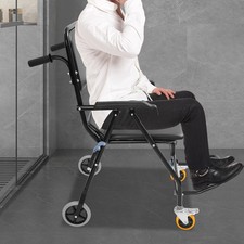 Medical Shower Commode Mobility Wheelchair Transport Chair Bedside Toilet 350lbs