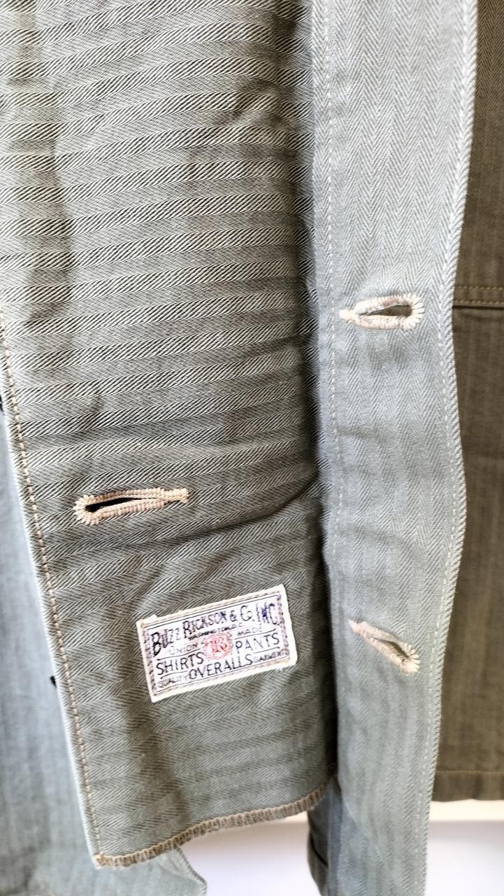 BUZZ RICKSON'S BR11029 Herringbone USMC Military … - image 8