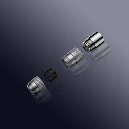 4 pièces Viborg XF202R XM202R cuivre pur rhodié XLR prise balance audio 3 broches - Photo 5/15