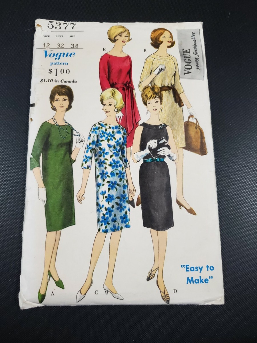 vogue dress designs Vogue Sewing Pattern V2061 Misses' Dresses and Stole
