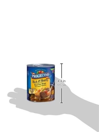 Progresso Rich & Hearty BEEF POT ROAST- Country Vegetables Soup 12-Pack, 18.5 OZ - Picture 8 of 8