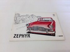 Ford Zephyr 6 Berline - Brochure de vente - Années 50 - Original - Neuf ancien stock
