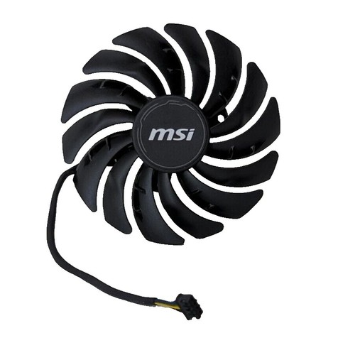 Ventilateur Refroidissement PC Portable MSI - Remplacement CPU/GPU | Alliage Aluminium, 4 Broches