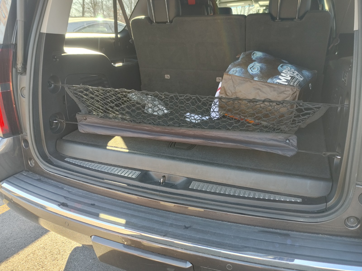 Rear Trunk Envelope Vertical Style Cargo Net for GMC Yukon Yukon