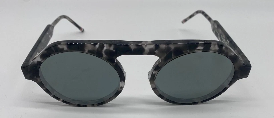 Gafas de sol Thome Browne TBS413-52-03AF GRT 52-22-147 gris tortuga lente espejo Foto 3 de 4